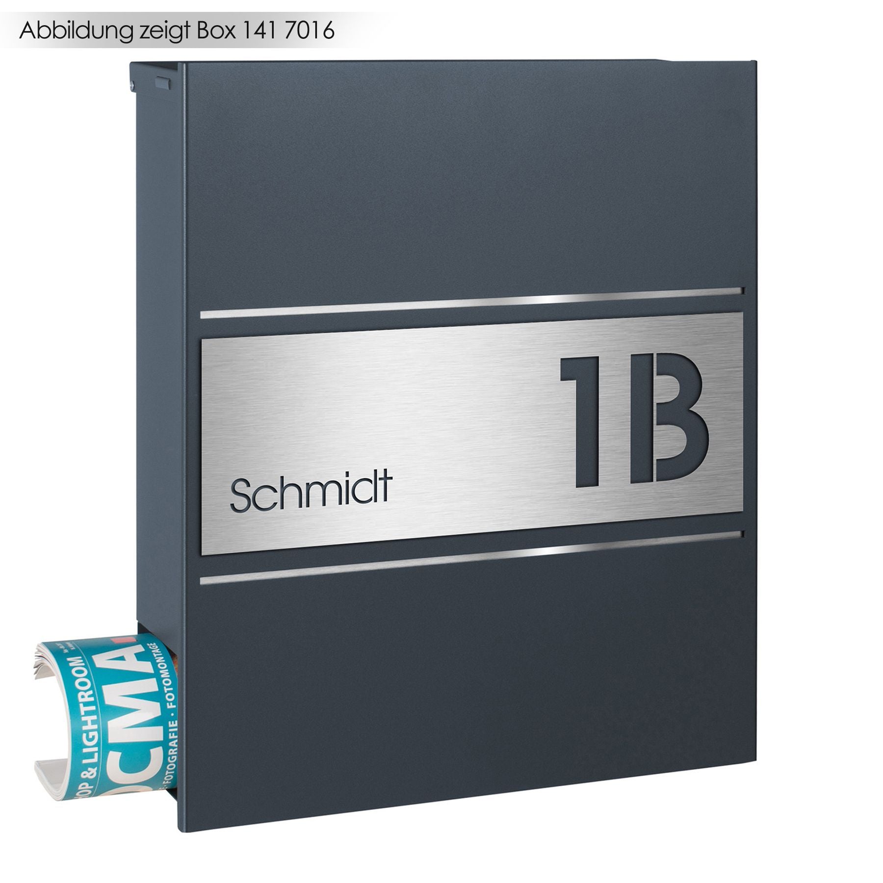 Edelstahlschild Stick335