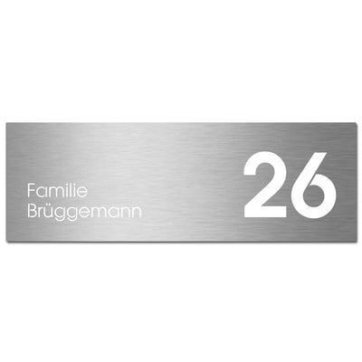 Edelstahlschild Stick435