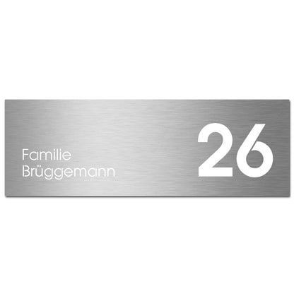 Edelstahlschild Stick435