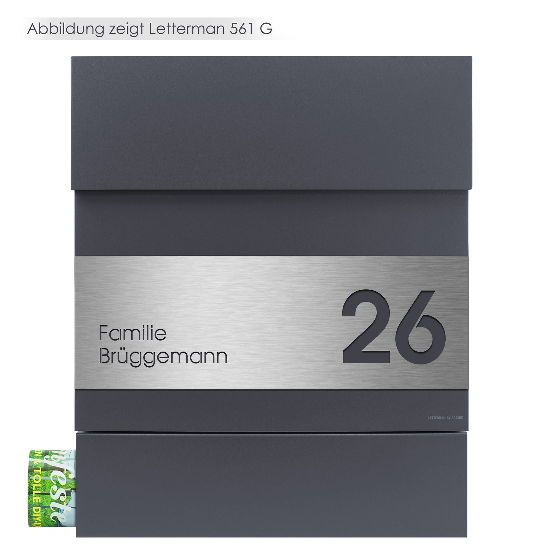 Edelstahlschild Stick435