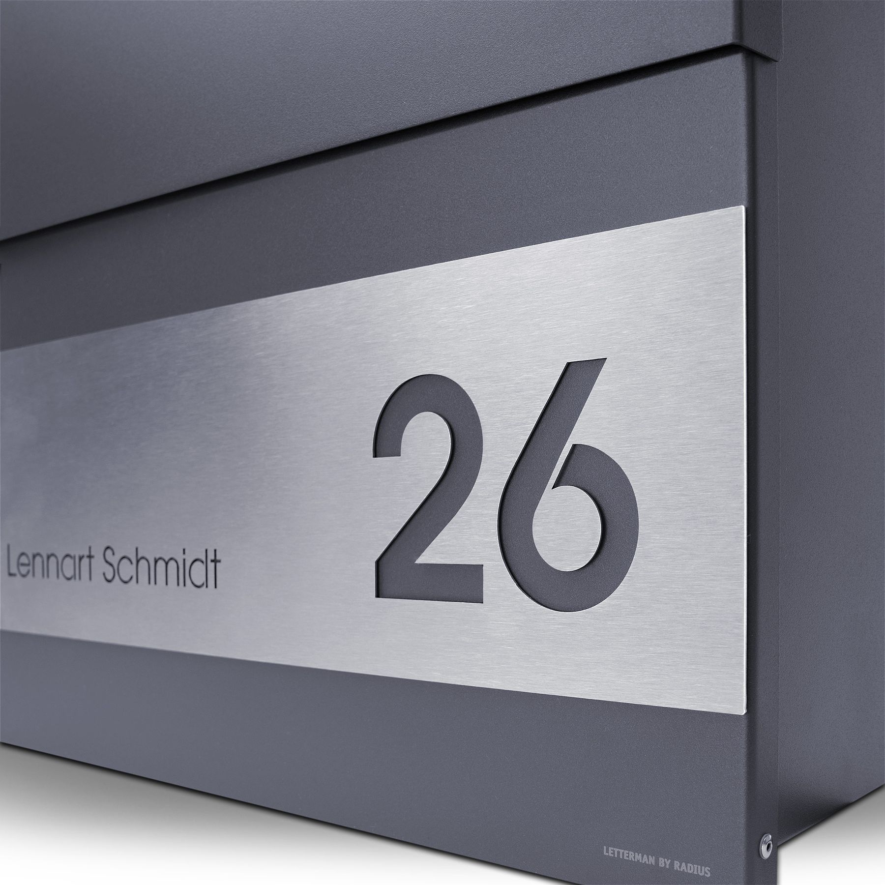 Edelstahlschild Stick435