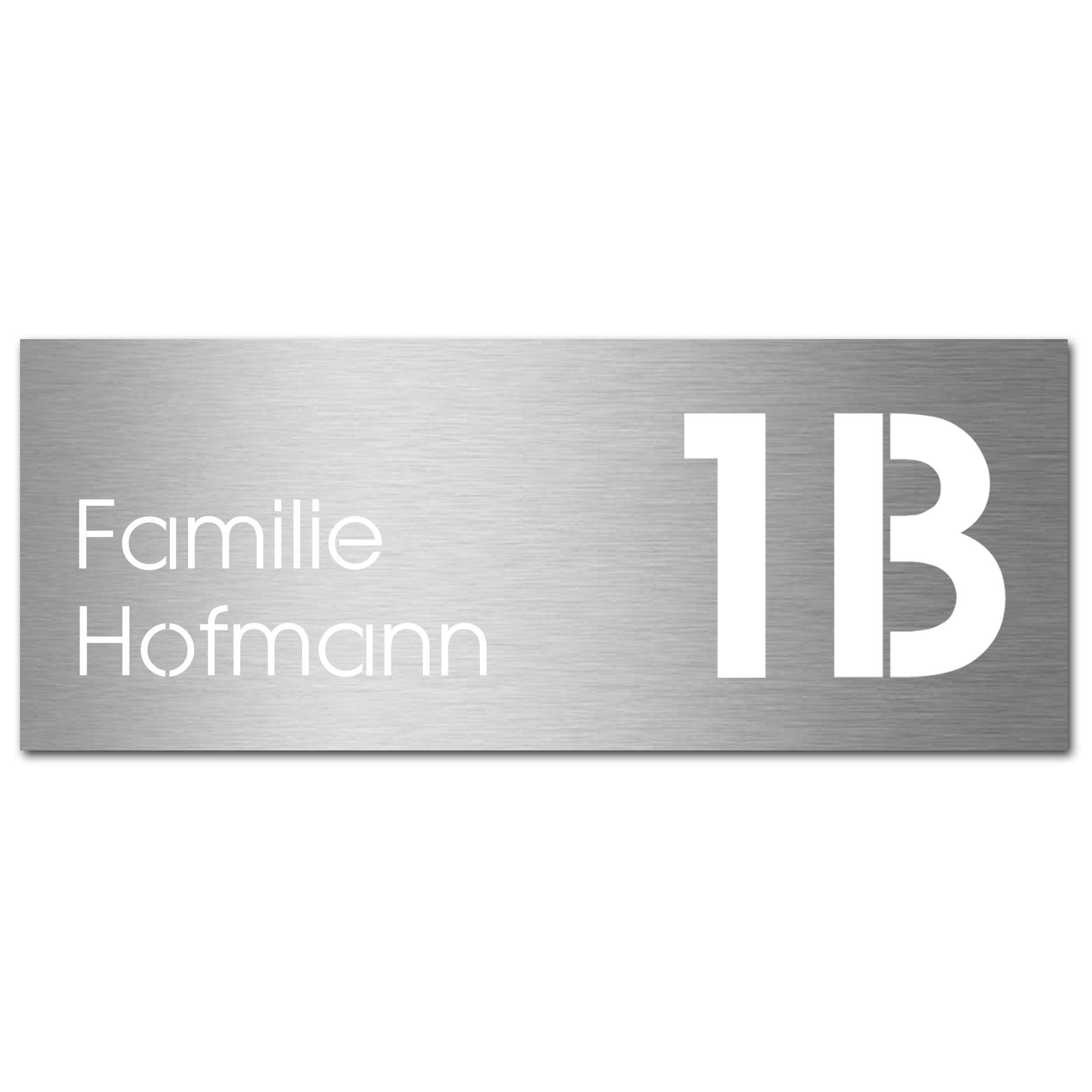 Edelstahlschild Stick502