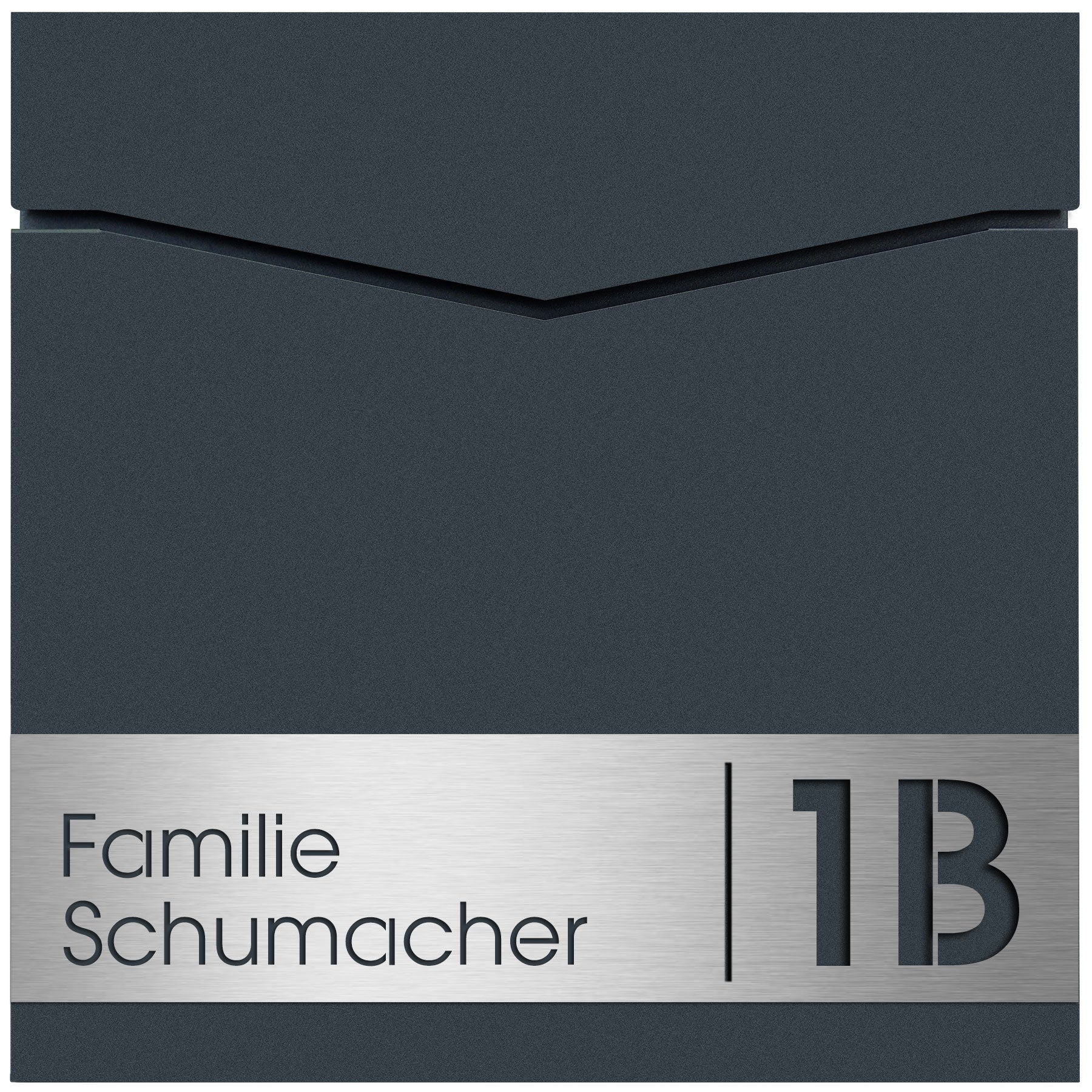 Edelstahlschild Stick506