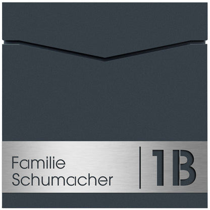 Edelstahlschild Stick506