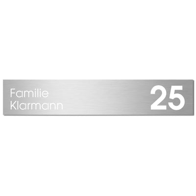Edelstahlschild Stick508