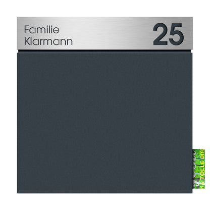 Edelstahlschild Stick508