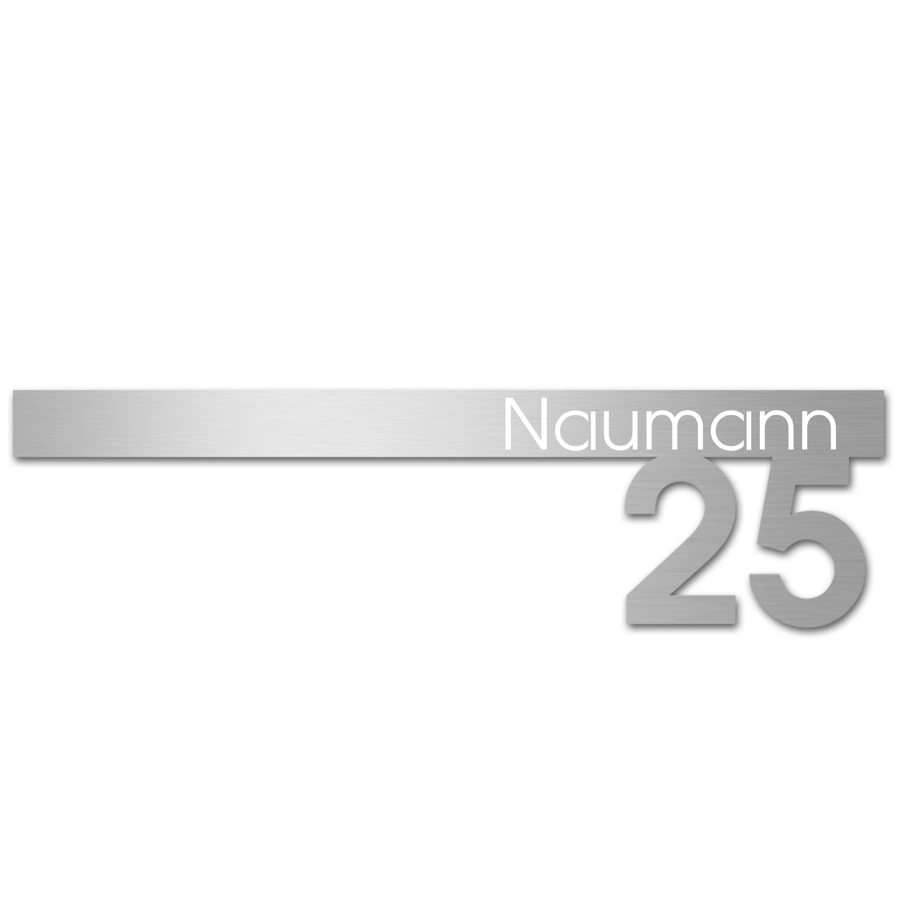 Edelstahlschild Stick517