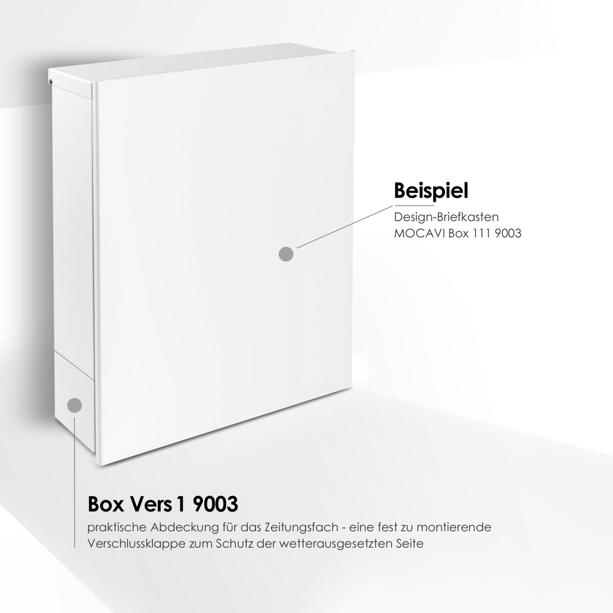 Vers 1 anthrazit Verschluss Zeitungsfach für Box und SBox Serie 100
