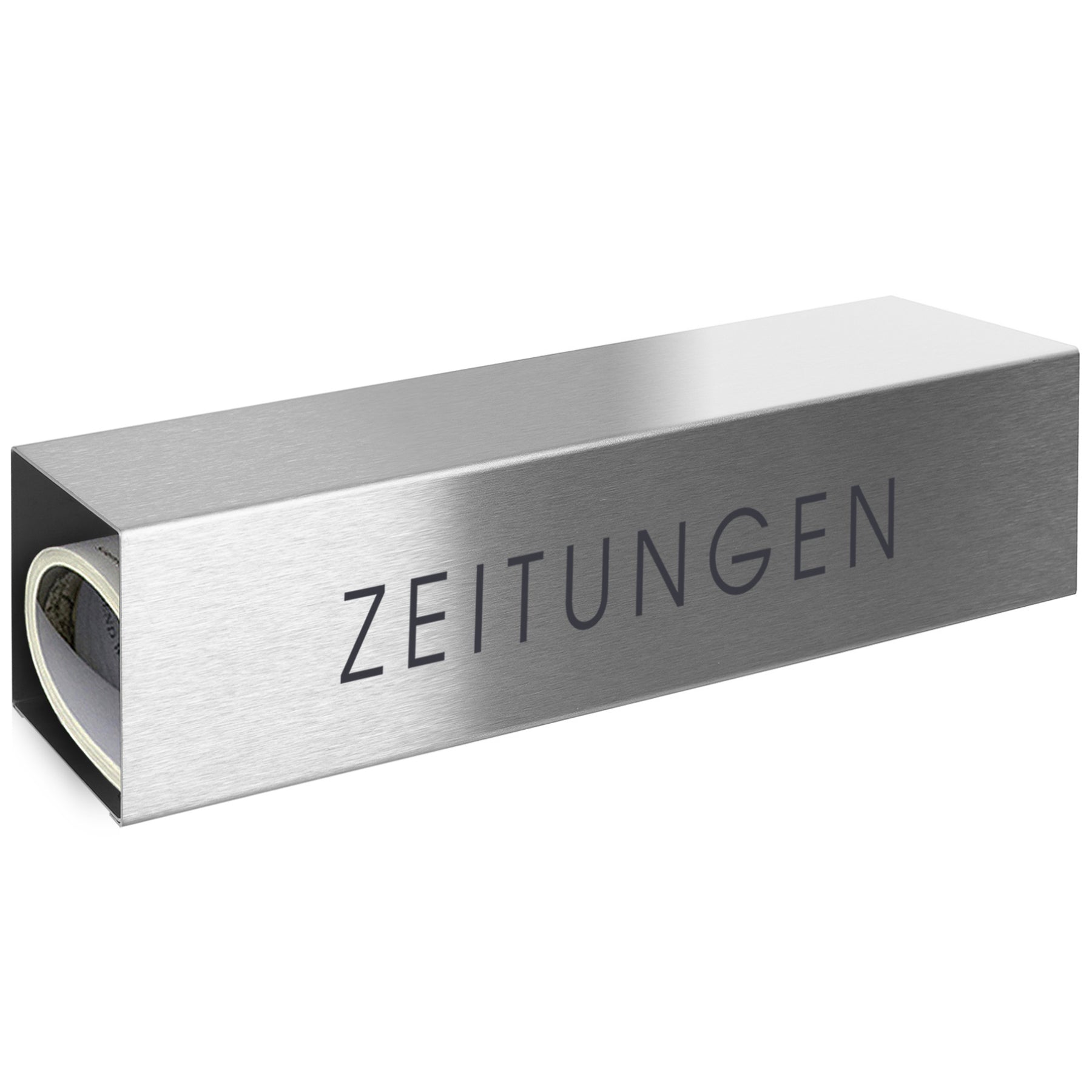 Zeitungsfach ZF1 Edelstahl Zeitungen