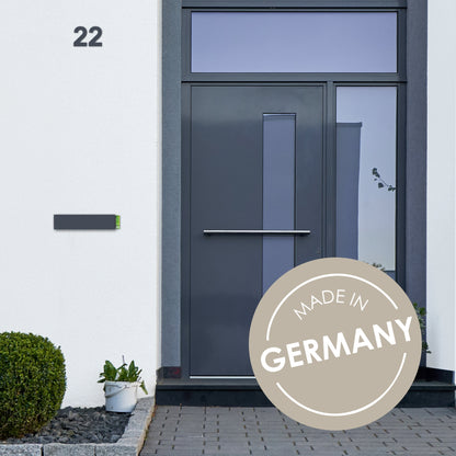 Schlicht und elegant - MOCAVI ZF 1 Zeitungsbox anthrazit