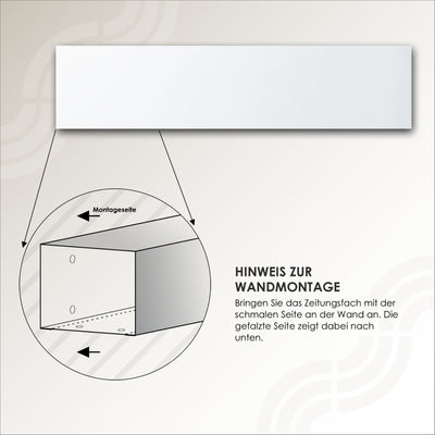 Montagehinweis ZF 1 weiss