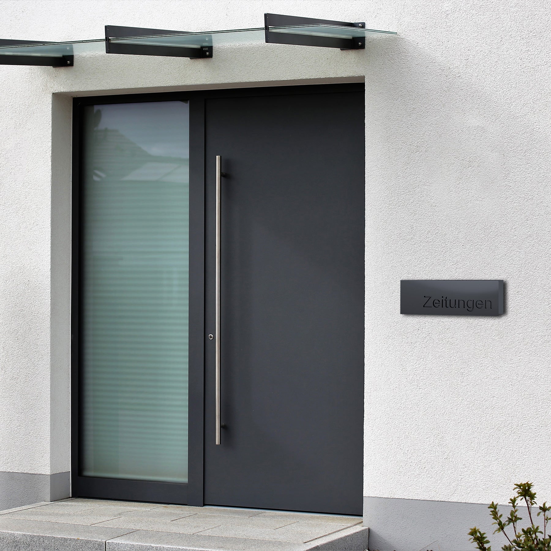 Zeitungsrolle regensicher zum einhängen