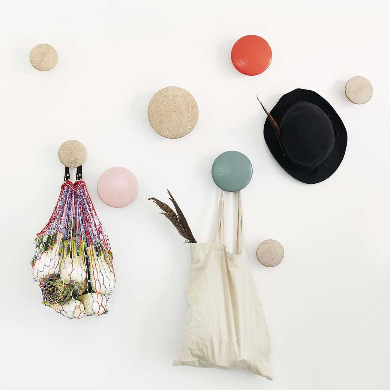 Dots Wood / Ø 17 cmOak