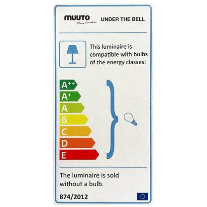 Muuto Under the Bell Designer-Leuchte schwarz D 82 cm Pendelleuchte Modell 10086