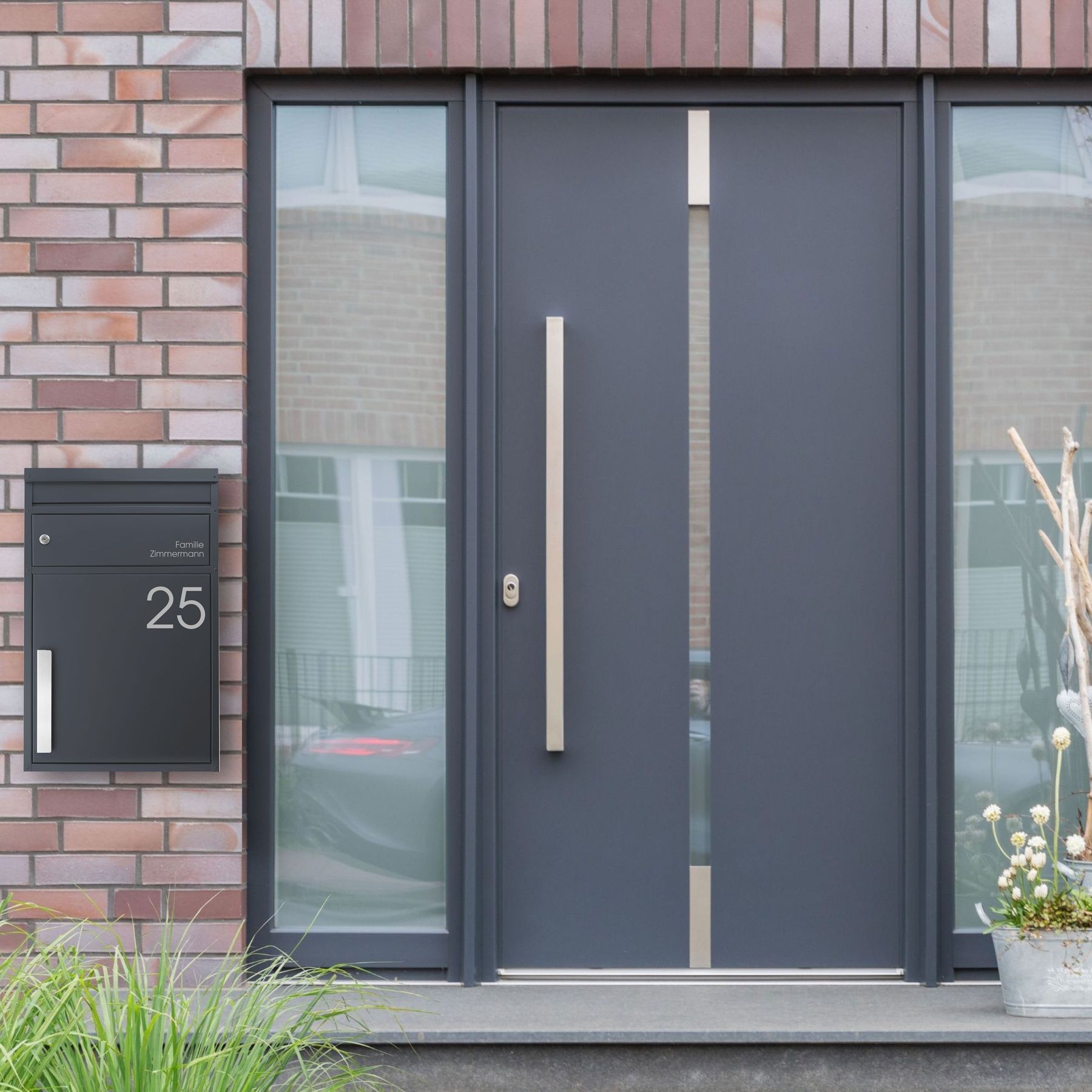 Paketbox für alle Paketdienste praktisch für jeden Hauseingang alle Zusteller geeignet