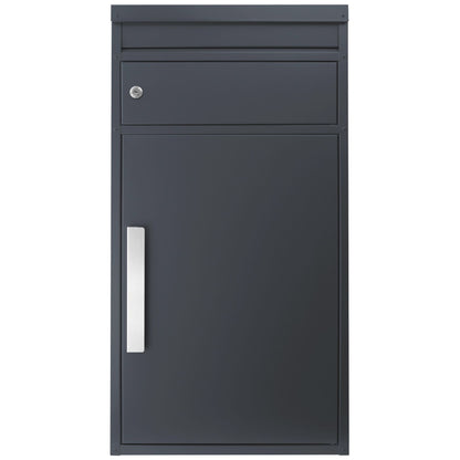 B-Ware Paketbriefkasten SafePost 65M anthrazit RAL 7016 Design-Paketkasten modern