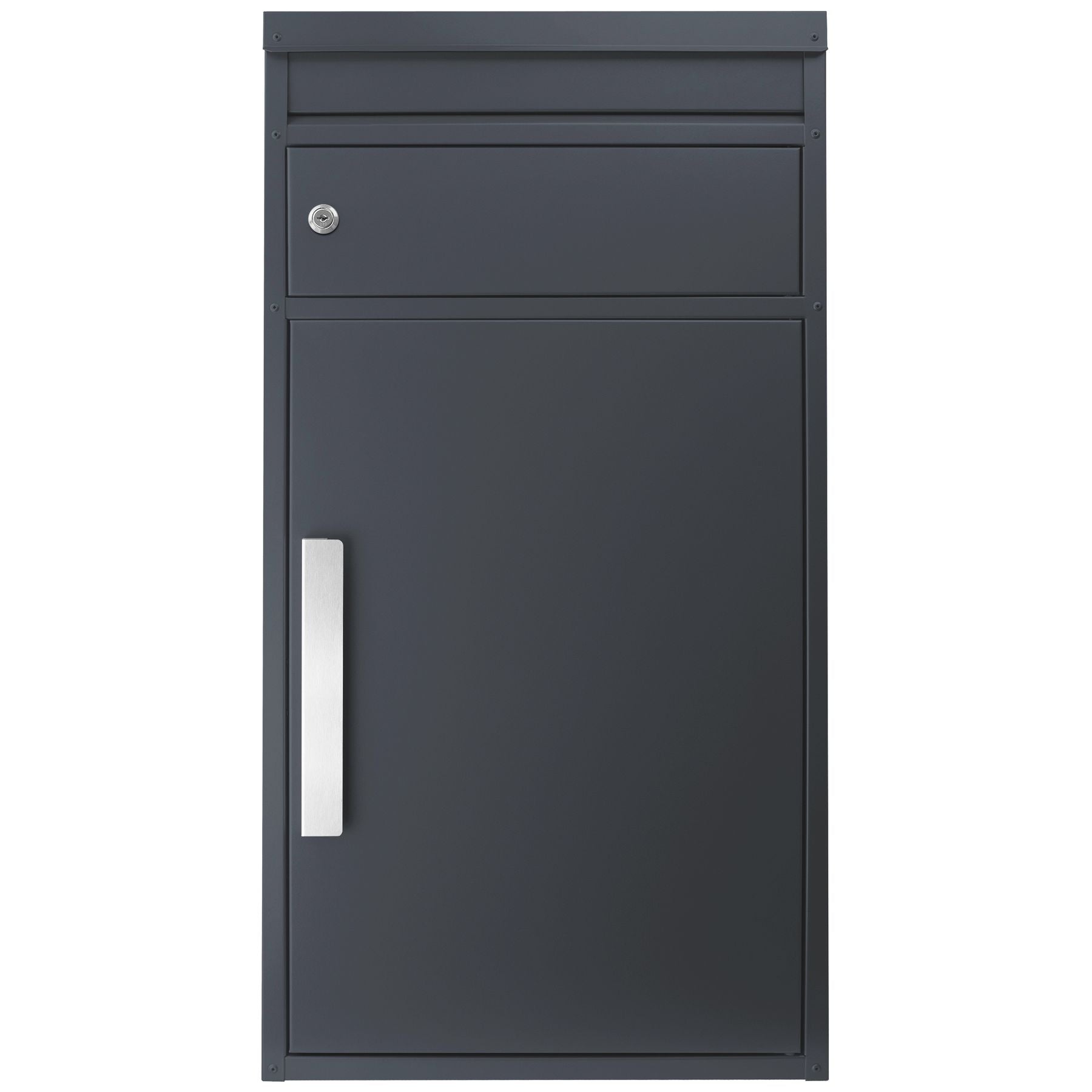 Paketpostkasten anthrazit Edelstahl Design modern Paketfach Paketkasten 