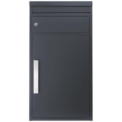 Paketpostkasten anthrazit Edelstahl Design modern Paketfach Paketkasten 