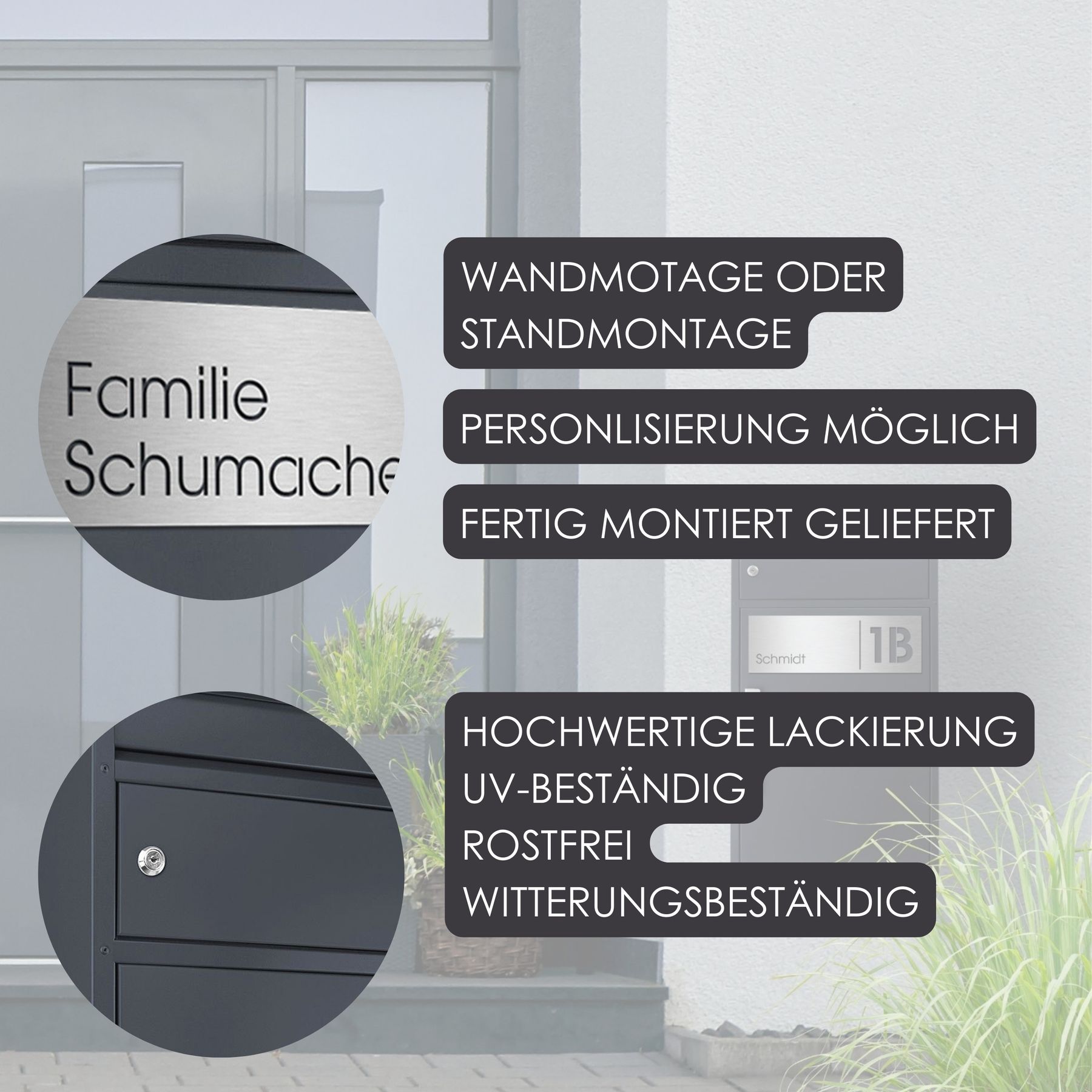 B-Ware Paketbriefkasten SafePost 65M weiss