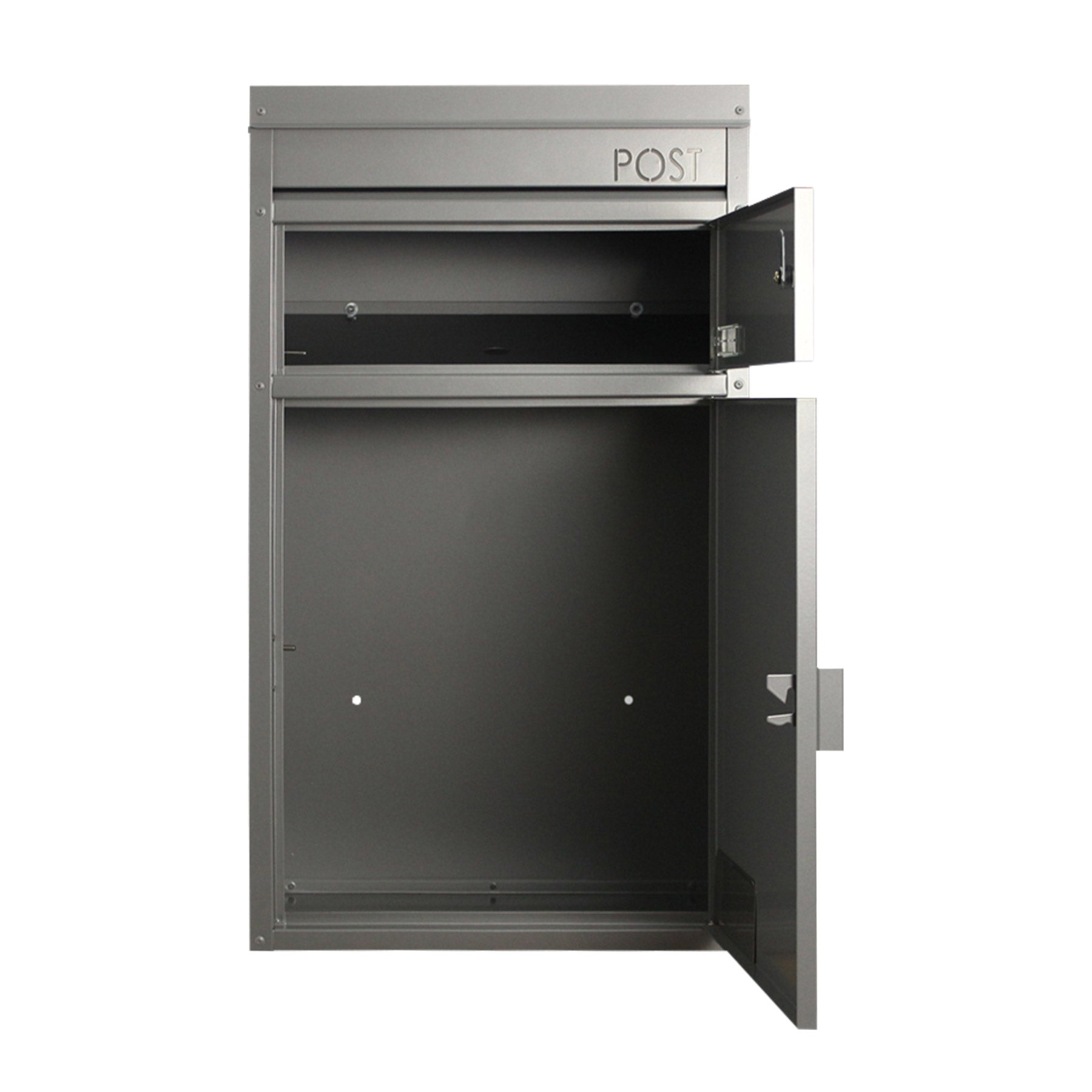 Paketbriefkasten 45 silbergrau