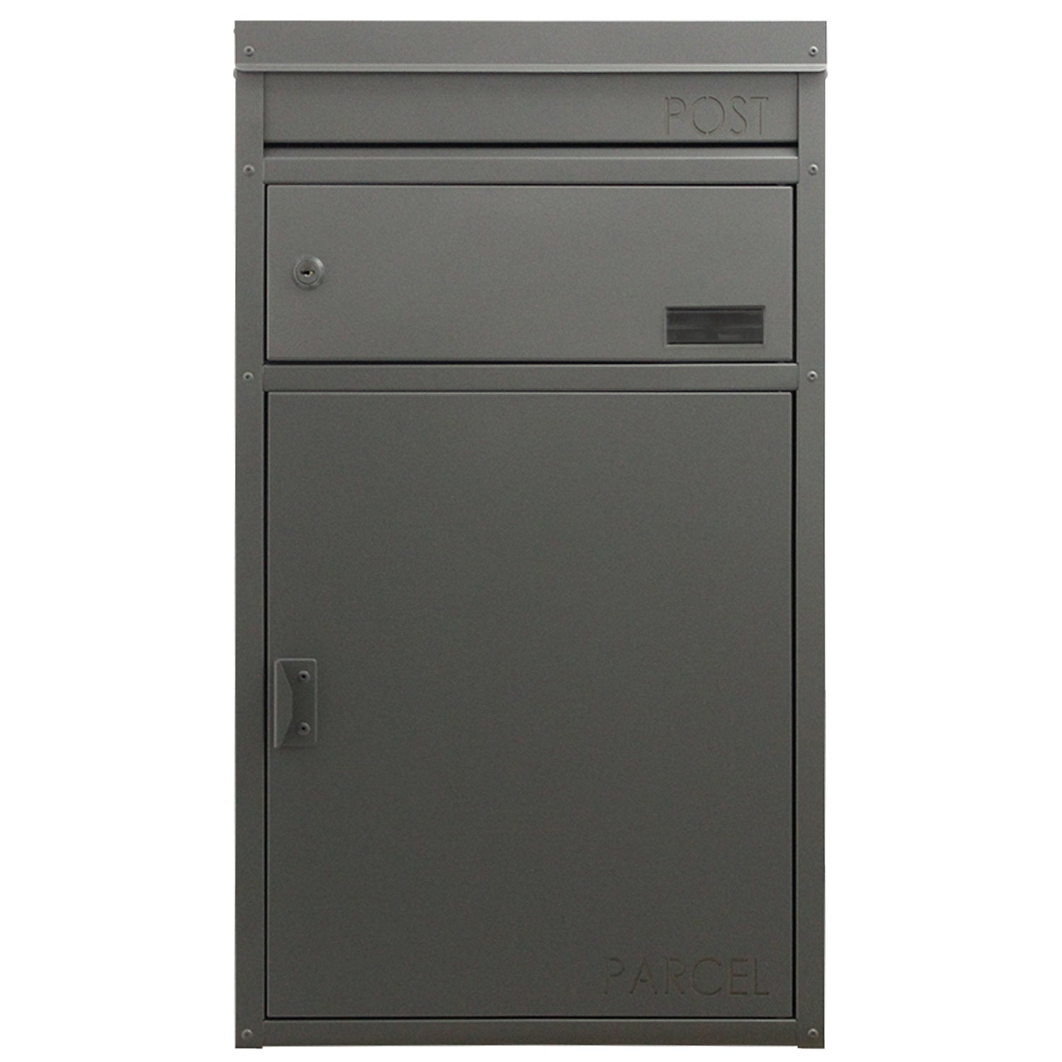Paketbriefkasten 45 silbergrau