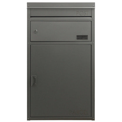 Paketbriefkasten 45 silbergrau