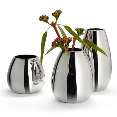 Anais Vase L hochglanzpoliert Höhe 31 cm