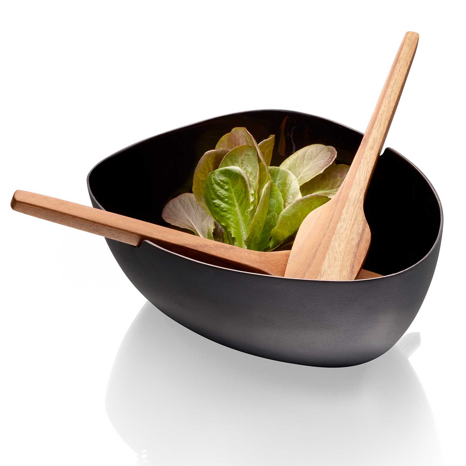 Boat Salatschale mit Besteck Höhe 10 cm