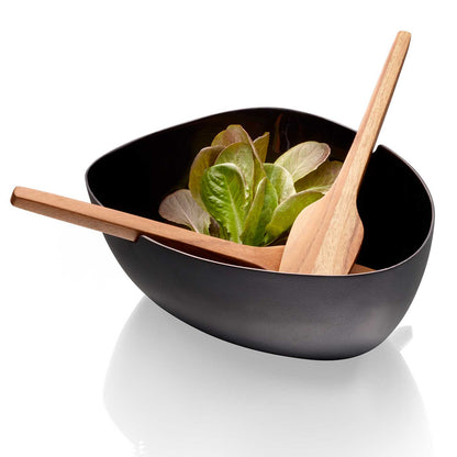 Boat Salatschale mit Besteck Höhe 10 cm