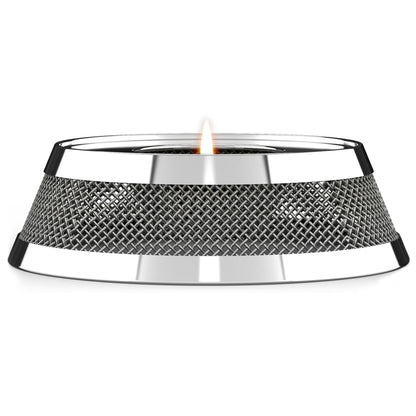 Marcel Stövchen aus Edelstahl Höhe 6 cm