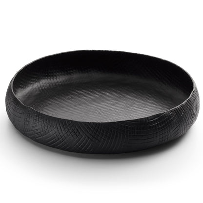 Outback Schale flach rund 31 cm Aluminium schwarz