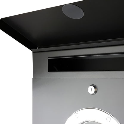 Letterman 1 Briefkasten blau mit Bullauge 506n