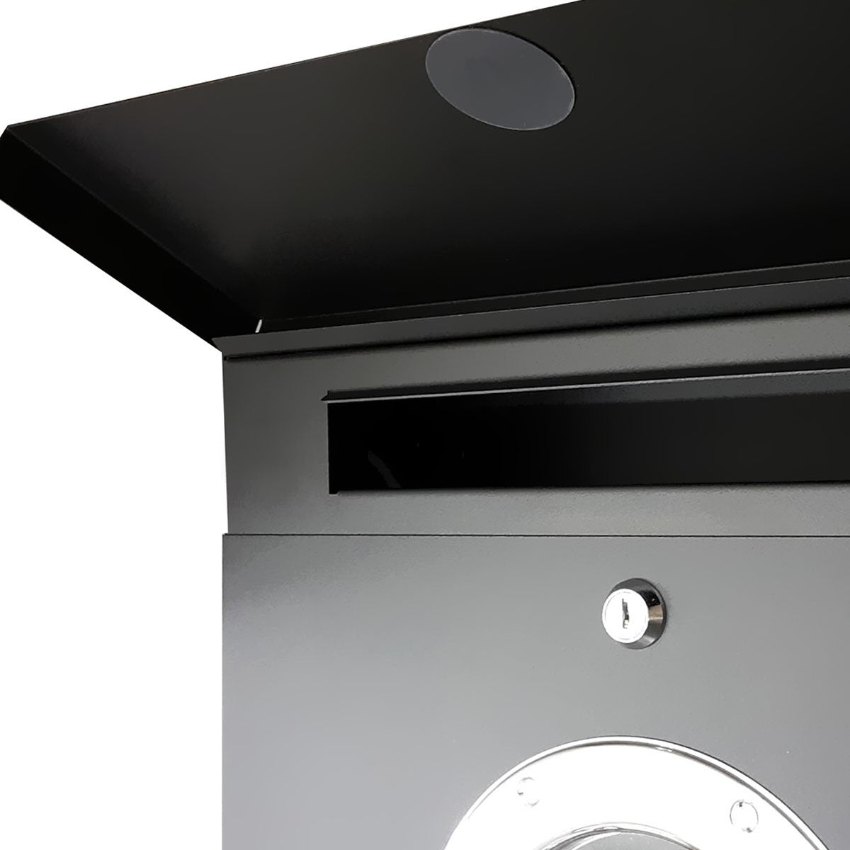 Letterman 1 Briefkasten rot mit Bullauge 506r