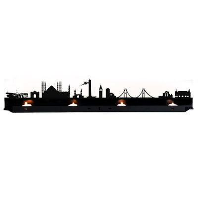 Licht Istanbul Teelichthalter schwarz 80x18x5 - 711v1