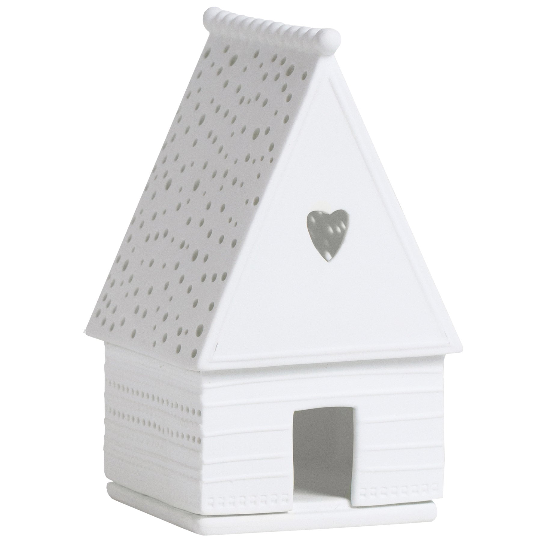 Lebkuchen Lichthaus Herz 8 x 8 x 13,5 cm