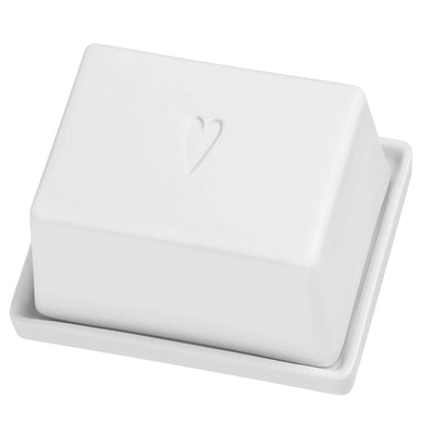 Poesie et Table Butterdose Herz klein