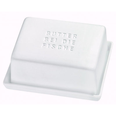 Poesie et Table Breakfast Butterdose Butter bei die Fische