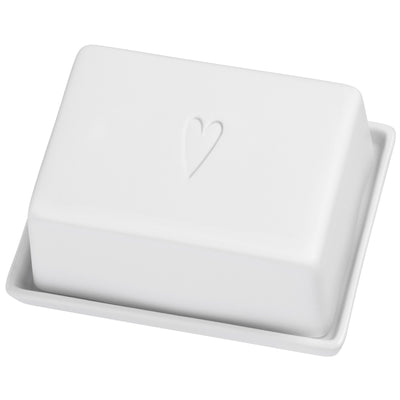 Poesie et Table Butterdose Herz