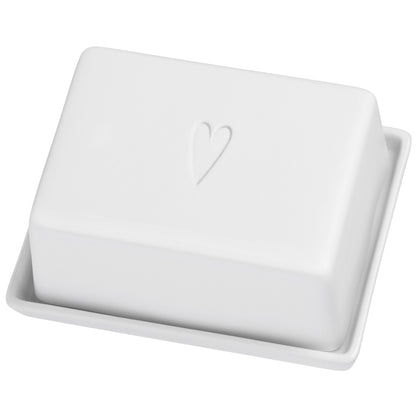 Poesie et Table Butterdose Herz