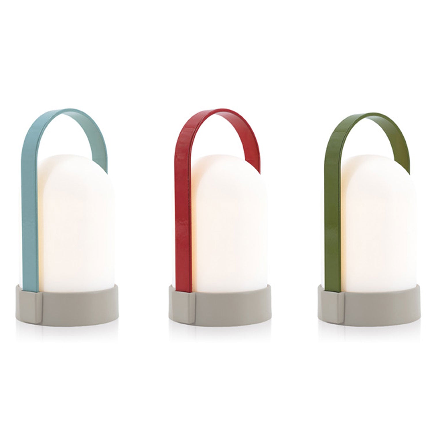 3er Leuchten-Set URI Piccolos Höhe 15 cm