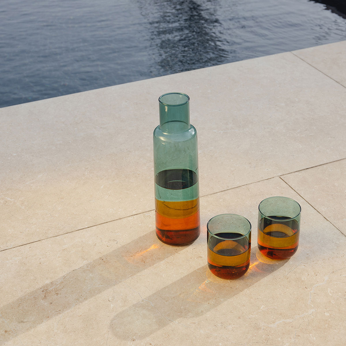 Glaskaraffe Höhe 25 cm