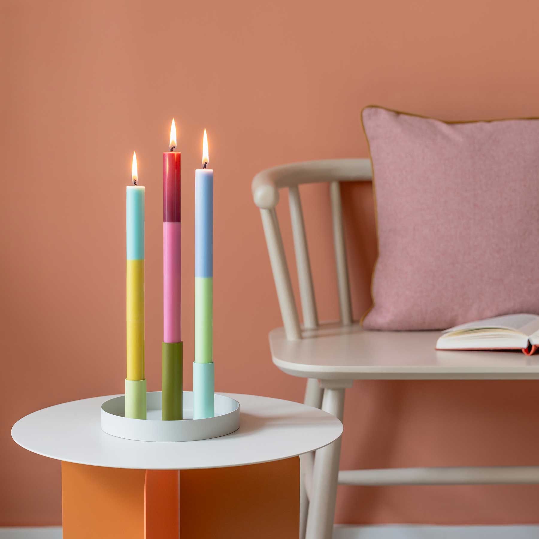 Stabkerzen-Set Palma 3tlg. Höhe 26 cm