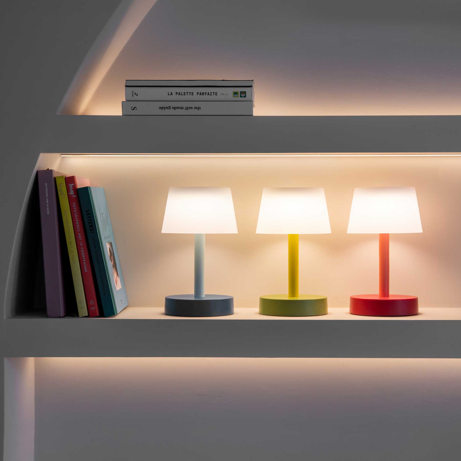 Tischleuchte Fritz coral Höhe 22 cm