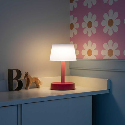 Tischleuchte Fritz coral Höhe 22 cm