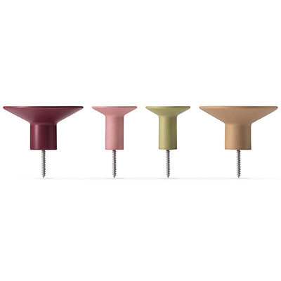 Wandhaken 4er Set Fuchsia