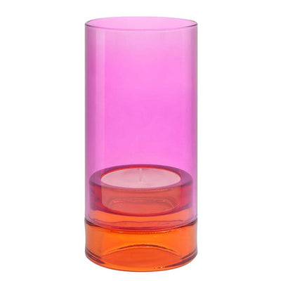 Windlicht Lys pink Höhe 19,3 cm Teelicht