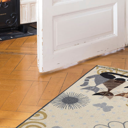 Teppichläufer 75x190 Rosina Wachtmeister Fantasia di Gatti Salonloewe beige