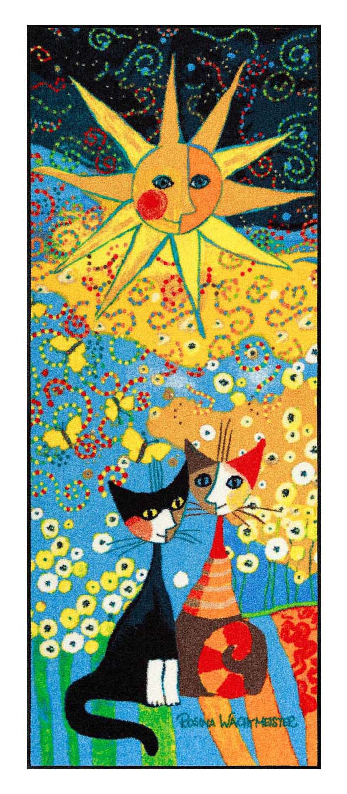 Teppichläufer 75x190 Rosina Wachtmeister La Dolce Vita gelb