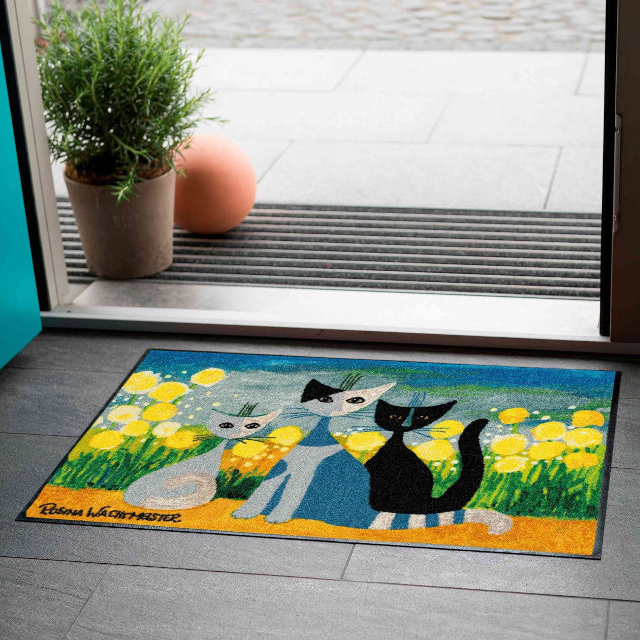 Fußmatte 50x75 Rosina Wachtmeister Springtime blau