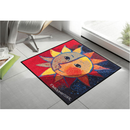 Fußmatte 85x85 Rosina Wachtmeister Sole rot quadratisch